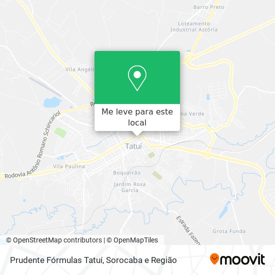 Prudente Fórmulas Tatuí mapa