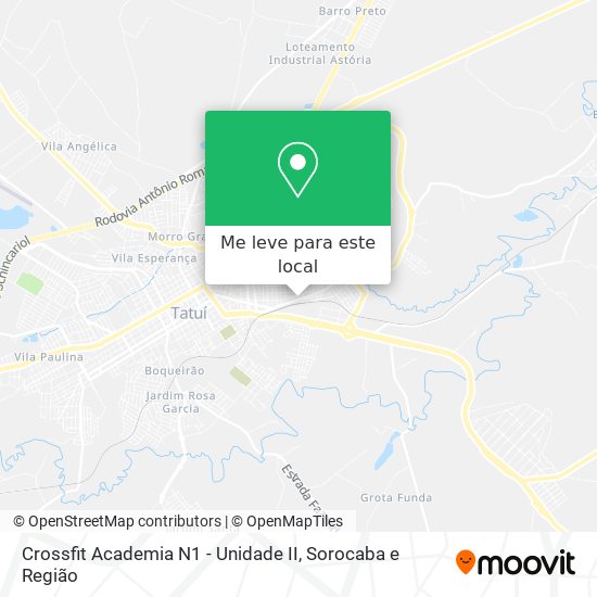 Crossfit Academia N1 - Unidade II mapa