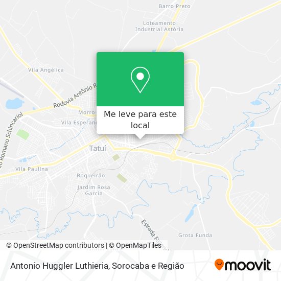 Antonio Huggler Luthieria mapa