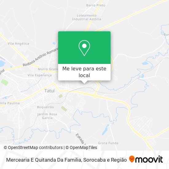 Mercearia E Quitanda Da Familia mapa
