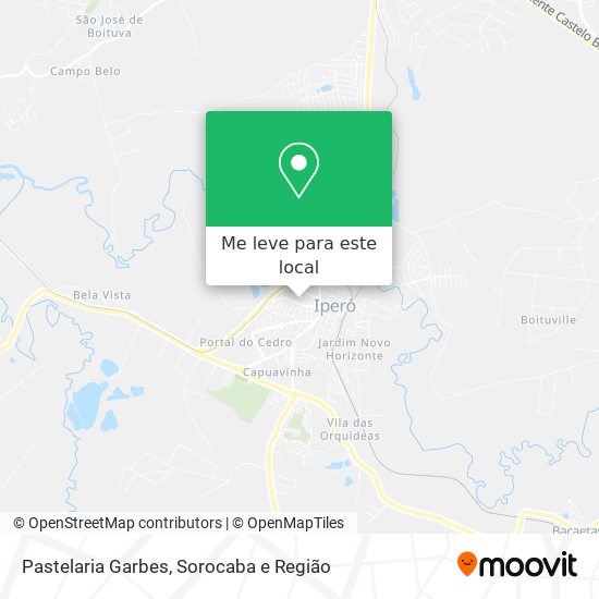 Pastelaria Garbes mapa