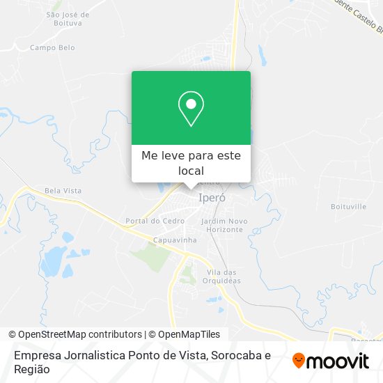 Empresa Jornalistica Ponto de Vista mapa