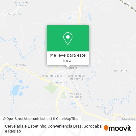 Cervejaria e Espetinho Conveniencia Bras mapa