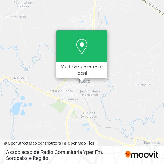 Associacao de Radio Comunitaria Yper Fm mapa