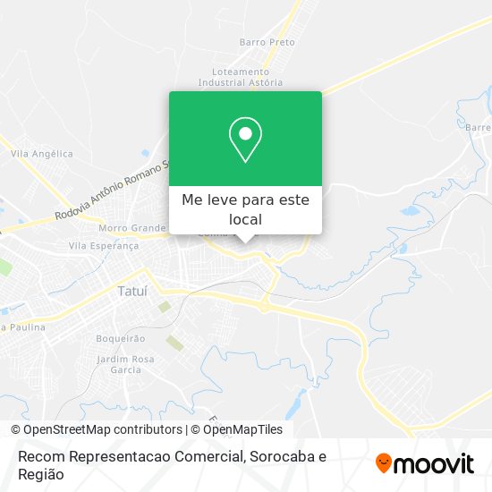 Recom Representacao Comercial mapa