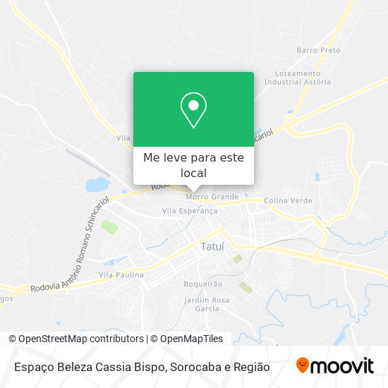 Espaço Beleza Cassia Bispo mapa
