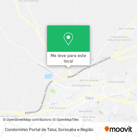 Condomínio Portal de Tatuí mapa