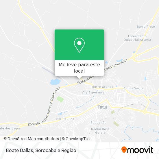 Boate Dallas mapa