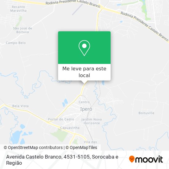 Avenida Castelo Branco, 4531-5105 mapa