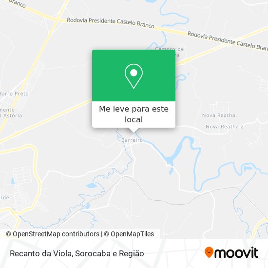 Recanto da Viola mapa