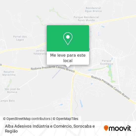 Alba Adesivos Indústria e Comércio mapa