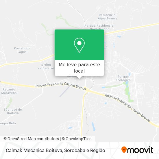 Calmak Mecanica Boituva mapa