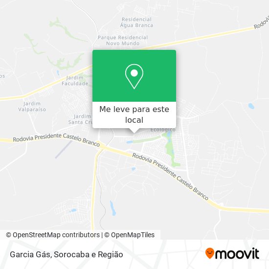 Garcia Gás mapa