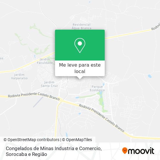 Congelados de Minas Industria e Comercio mapa