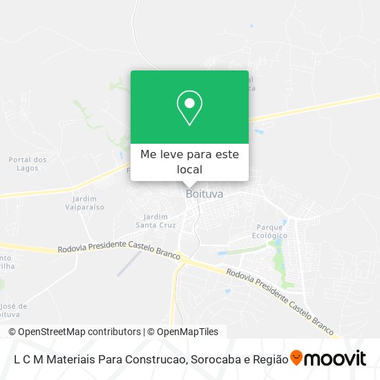 L C M Materiais Para Construcao mapa