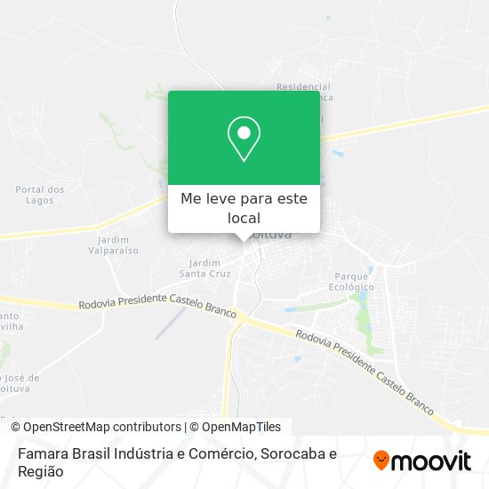 Famara Brasil Indústria e Comércio mapa