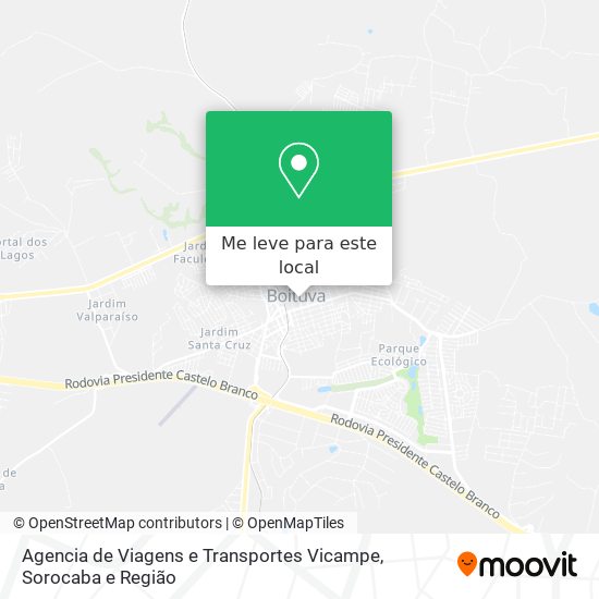 Agencia de Viagens e Transportes Vicampe mapa