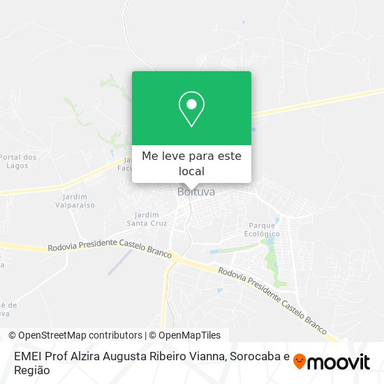 EMEI Prof Alzira Augusta Ribeiro Vianna mapa