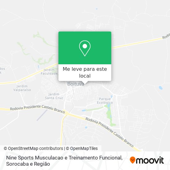 Nine Sports Musculacao e Treinamento Funcional mapa