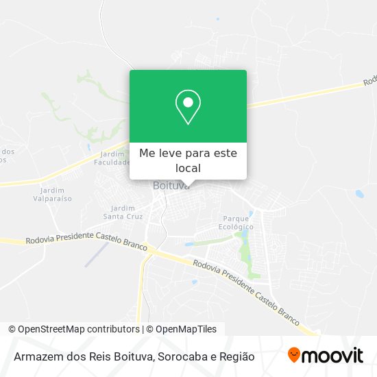 Armazem dos Reis Boituva mapa