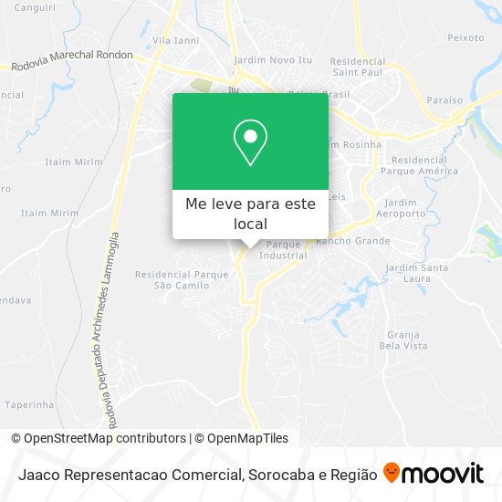 Jaaco Representacao Comercial mapa