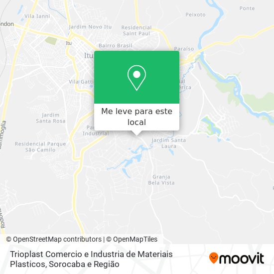 Trioplast Comercio e Industria de Materiais Plasticos mapa