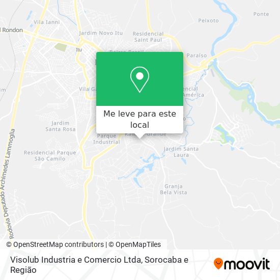 Visolub Industria e Comercio Ltda mapa