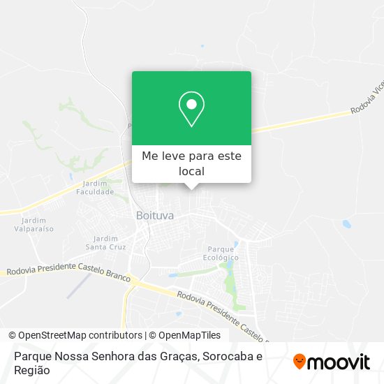 Parque Nossa Senhora das Graças mapa