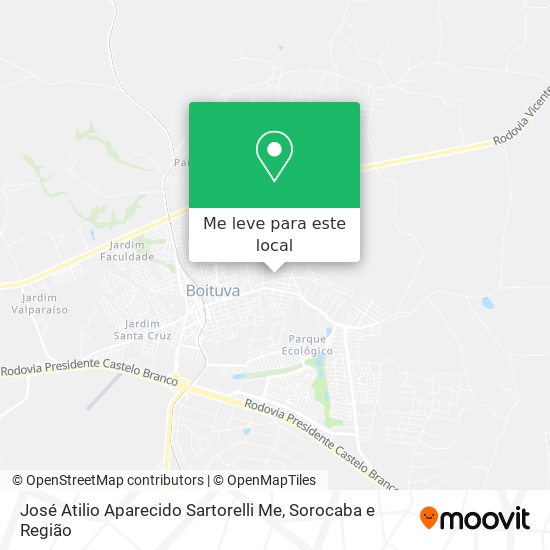 José Atilio Aparecido Sartorelli Me mapa