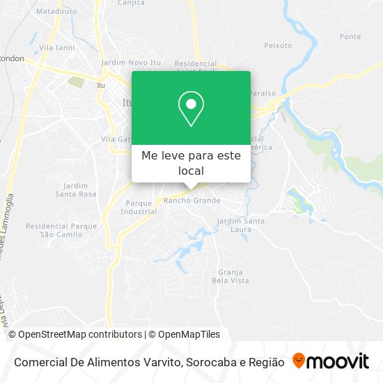 Comercial De Alimentos Varvito mapa