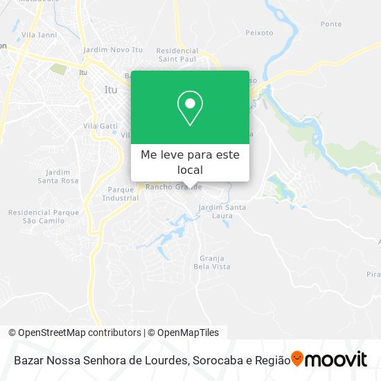 Bazar Nossa Senhora de Lourdes mapa