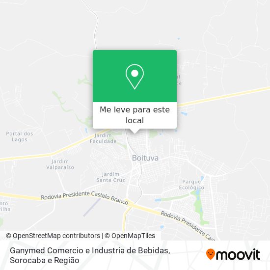 Ganymed Comercio e Industria de Bebidas mapa