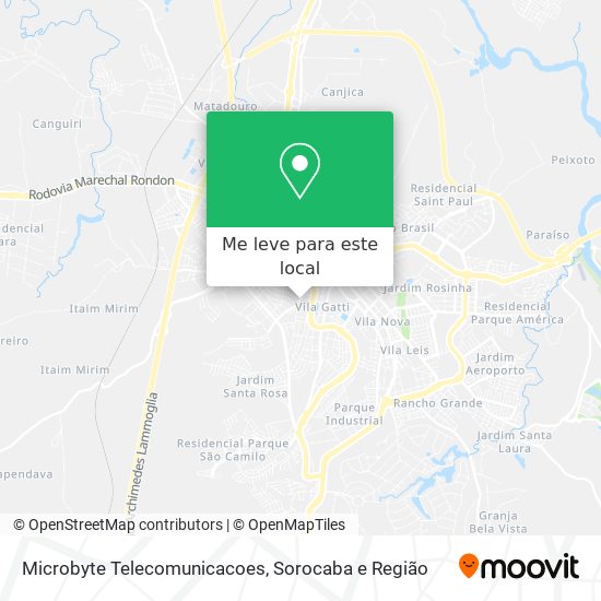 Microbyte Telecomunicacoes mapa