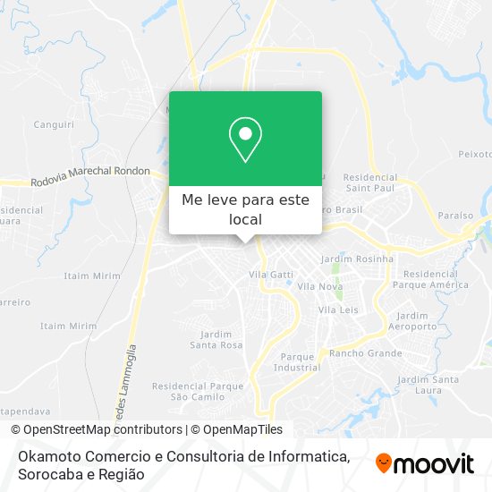 Okamoto Comercio e Consultoria de Informatica mapa