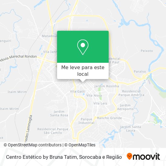 Centro Estético by Bruna Tatim mapa
