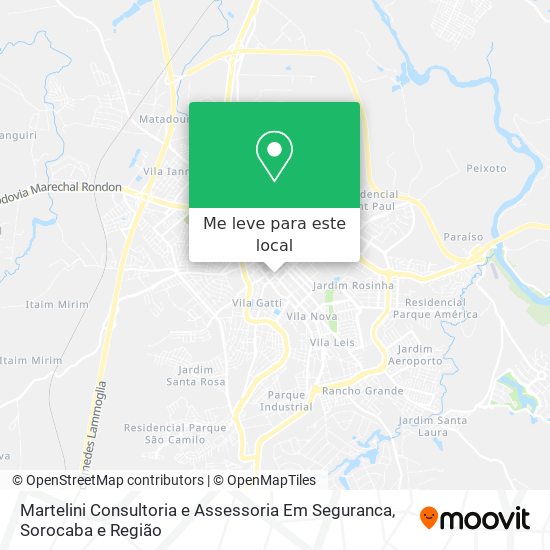 Martelini Consultoria e Assessoria Em Seguranca mapa