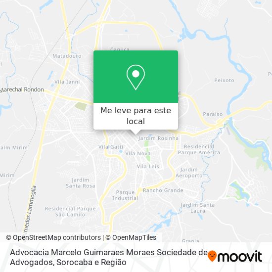 Advocacia Marcelo Guimaraes Moraes Sociedade de Advogados mapa