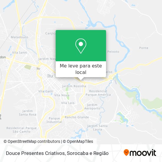 Douce Presentes Criativos mapa