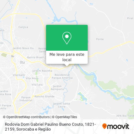 Rodovia Dom Gabriel Paulino Bueno Couto, 1821-2159 mapa