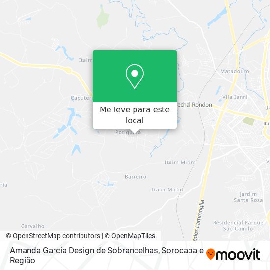 Amanda Garcia Design de Sobrancelhas mapa