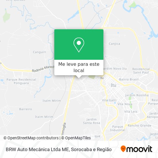 BRW Auto Mecânica Ltda ME mapa