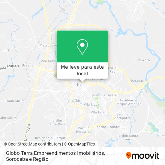 Globo Terra Empreendimentos Imobiliários mapa