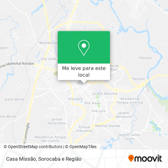 Casa Missão mapa