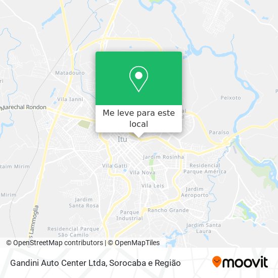 Gandini Auto Center Ltda mapa