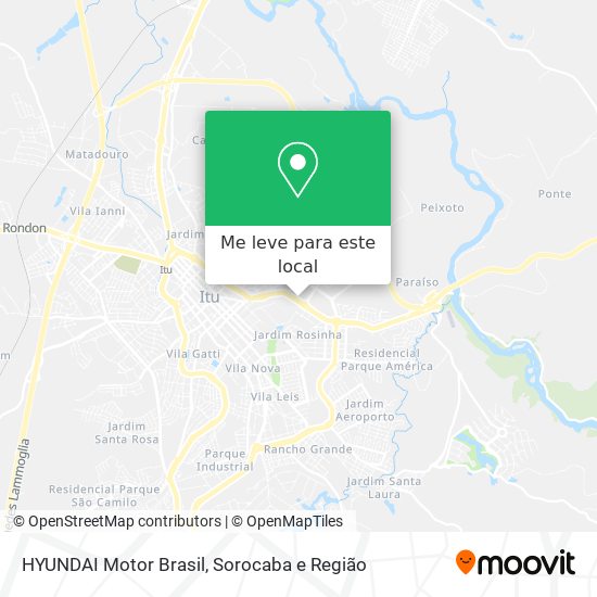 HYUNDAI Motor Brasil mapa