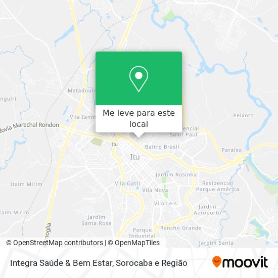 Integra Saúde & Bem Estar mapa