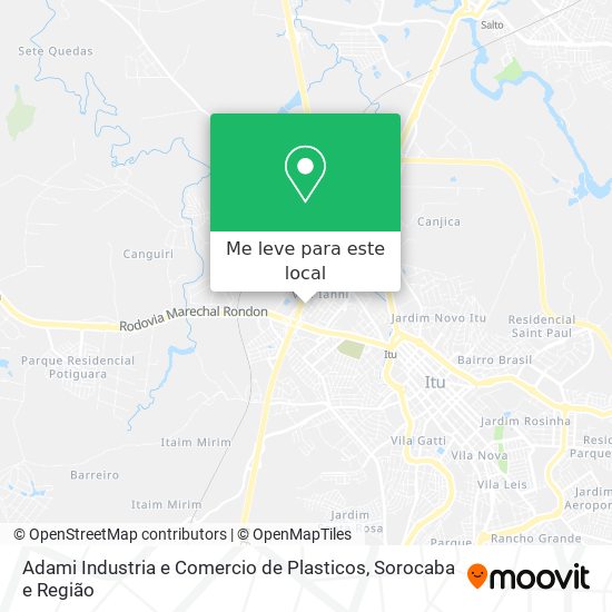 Adami Industria e Comercio de Plasticos mapa