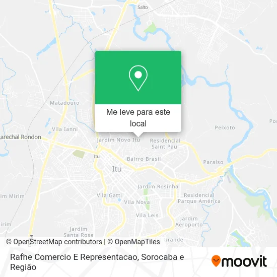 Rafhe Comercio E Representacao mapa