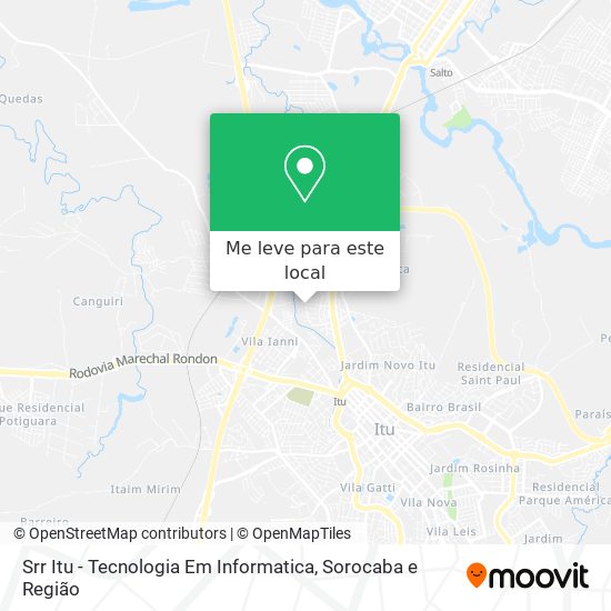 Srr Itu - Tecnologia Em Informatica mapa
