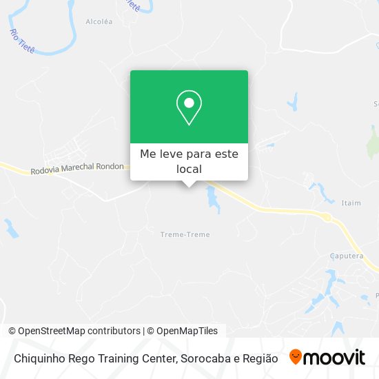Chiquinho Rego Training Center mapa